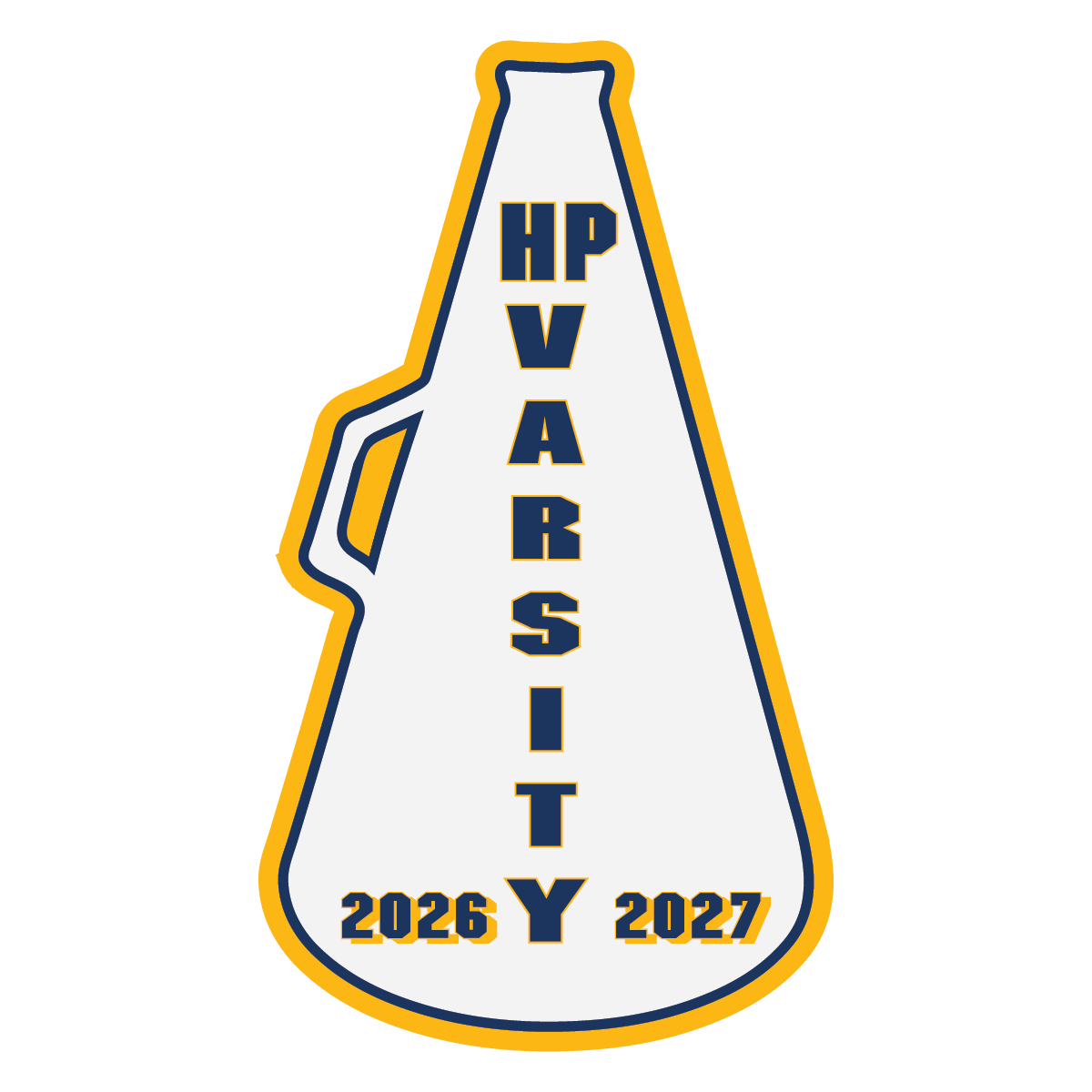 HP Window Decal W/ Megaphone