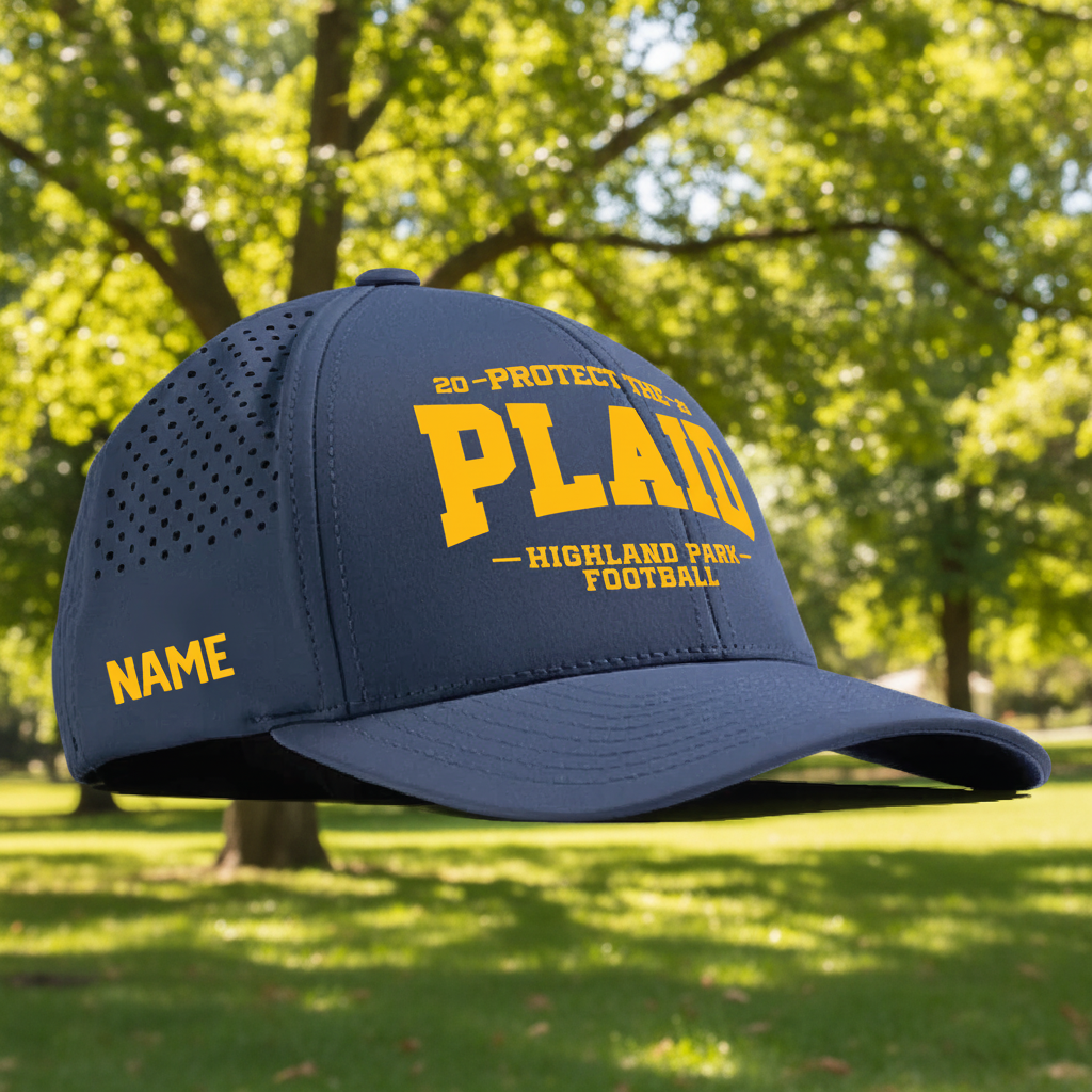 HPFV/JV Blue '26 - Navy Branded Hills Hats - Slogan