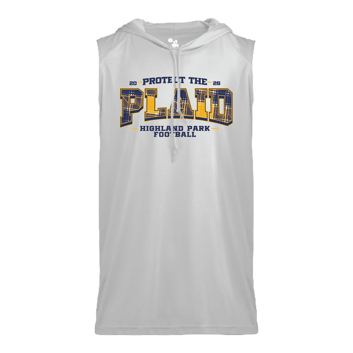 HPFV/JV Blue '26 - White B-Core Sleeveless Hoodie