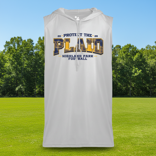 HPFV/JV Blue '26 - White B-Core Sleeveless Hoodie