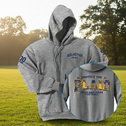 HPFV/JV Blue '26 - Gray Hoodie