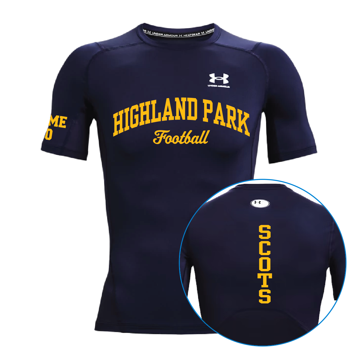 HPFV/JV Blue '26 - Navy UA Short Sleeve Compression