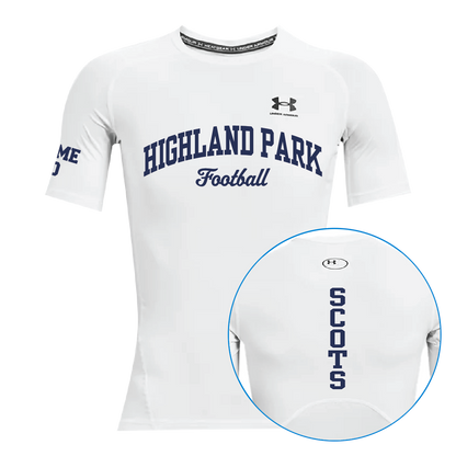 HPFV/JV Blue '26 - White UA Short Sleeve Compression