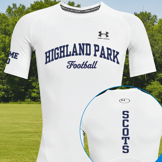 HPFV/JV Blue '26 - White UA Short Sleeve Compression