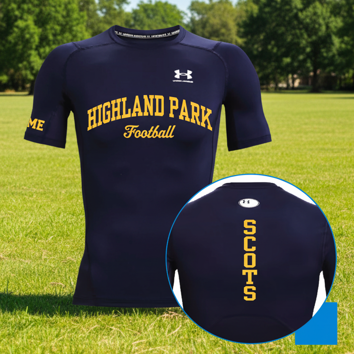 HPFJVG '26 - Navy UA Short Sleeve Compression