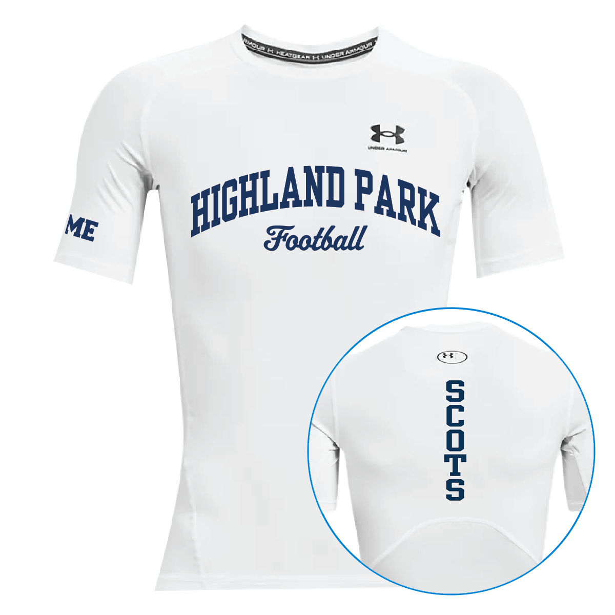 HPFJVG '26 - White UA Short Sleeve Compression