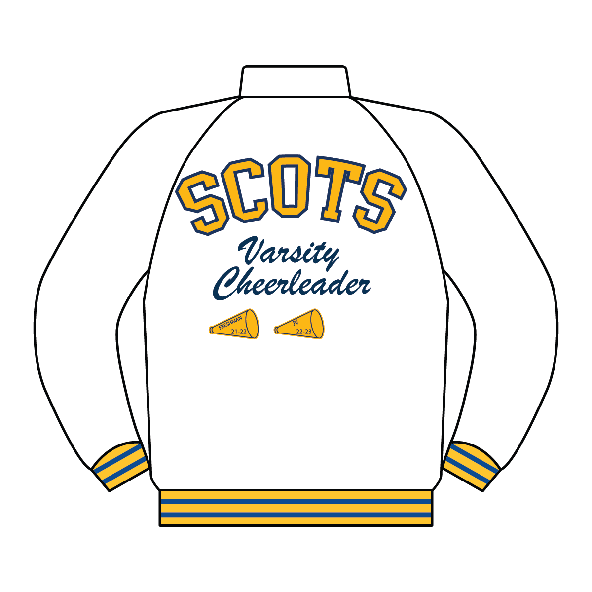 Letter Jacket (White Puffy Jacket)