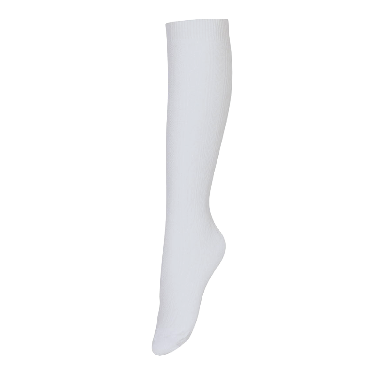 White Knee Sock