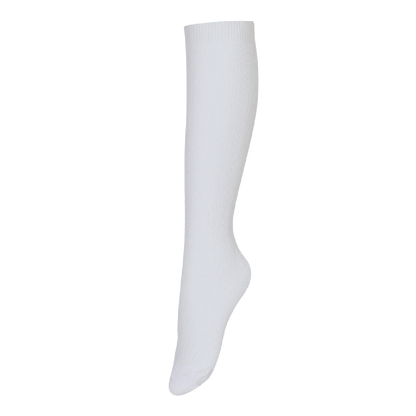 White Knee Sock