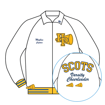 Letter Jacket (White Puffy Jacket)