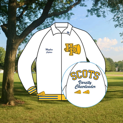 Letter Jacket (White Puffy Jacket)