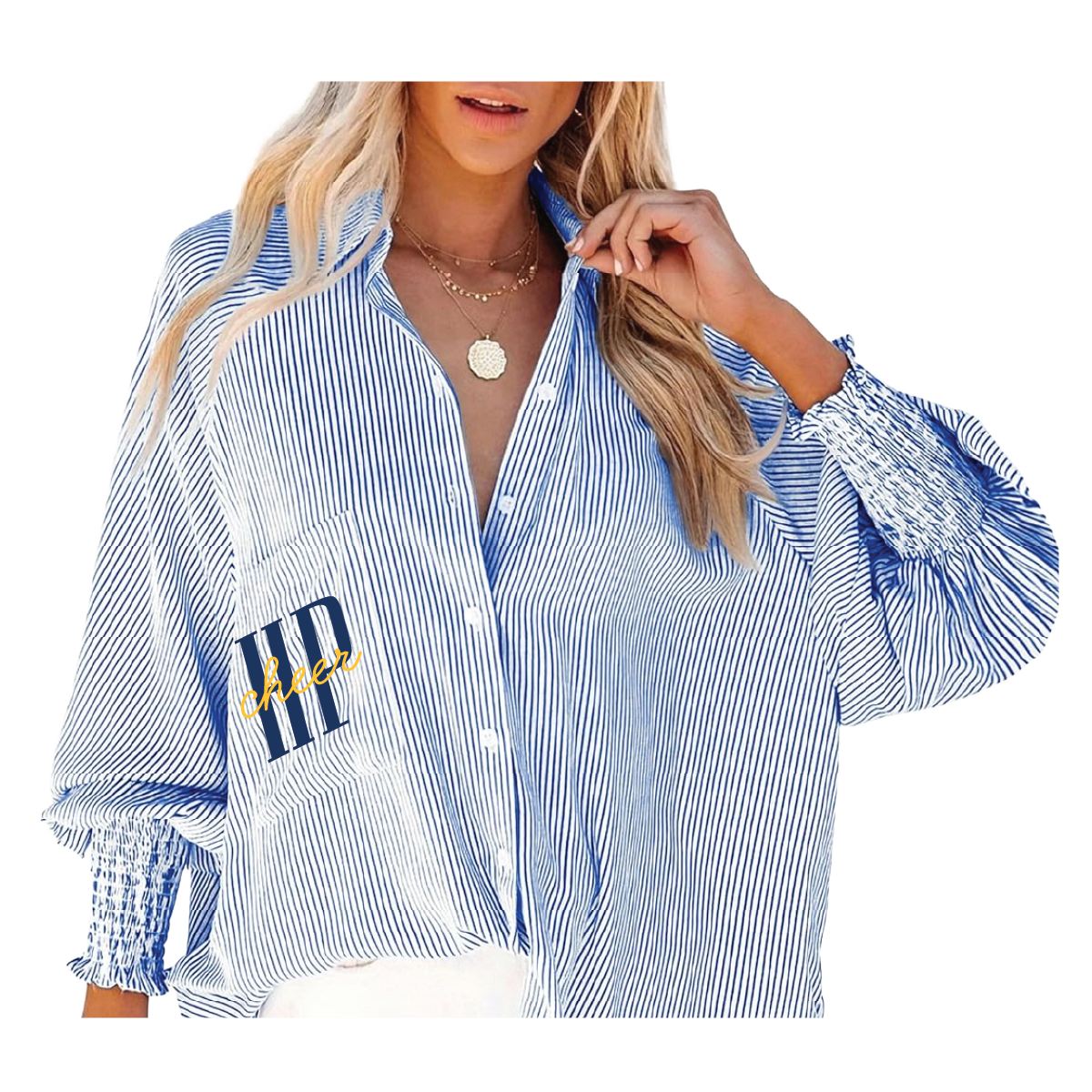 Mom Striped Blouse