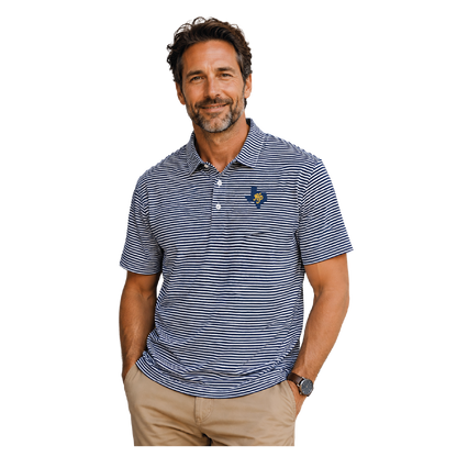 Dad Loop Stripe Polo