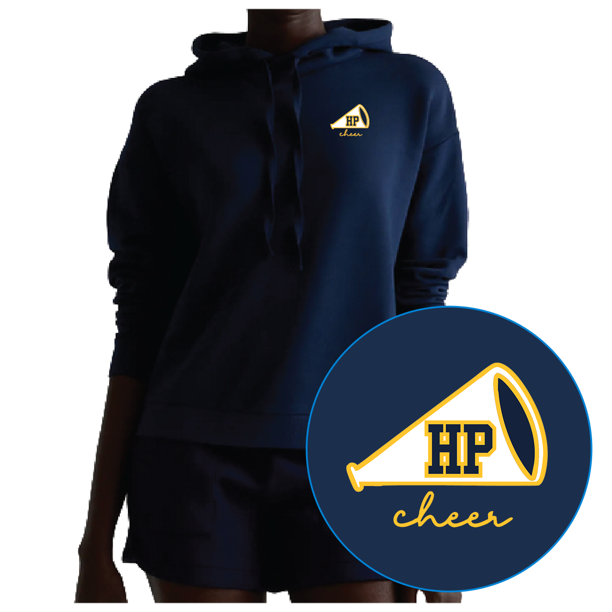 Quince Navy Hoodie