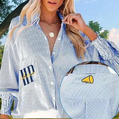 Mom Striped Blouse