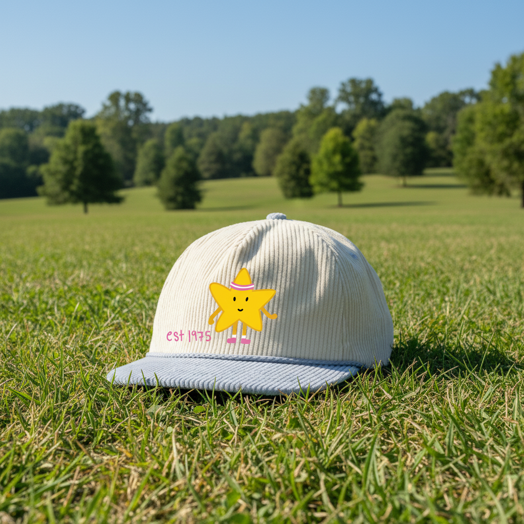 HPCC '26 - Vanilla/Light Blue Corduroy Hat